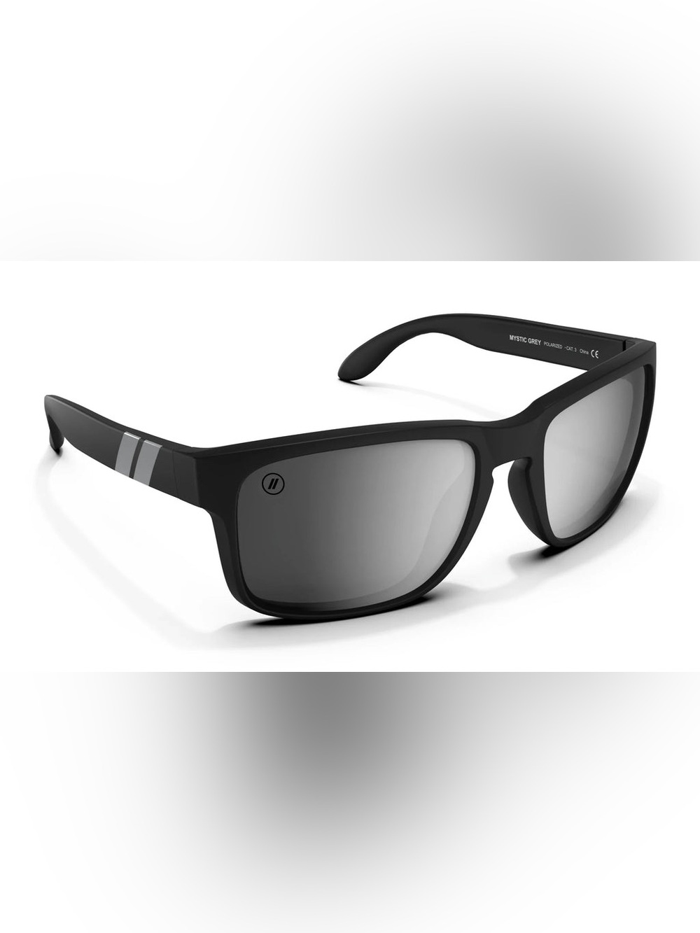 Blenders Canyon Polarized Sunglasses. Matte black with black lenses